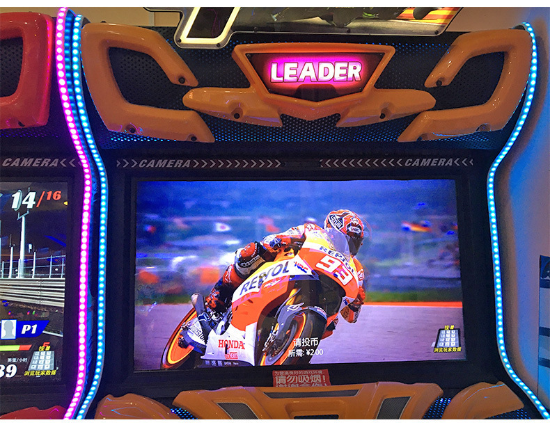 W230*D280*H260CM Moto Gp Simulateur Arcade Machine De Jeu Simulator Moto Racing Game Machine