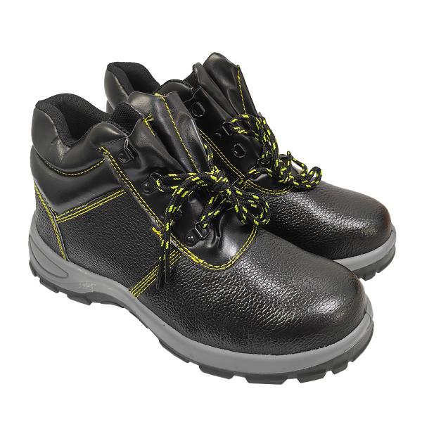 Buy cheap Men's Black Anti Smashing Anti Piercing Safety Shoes Steel Toe Protection Shoes Acid And Alkali Resistant Work Shoes from wholesalers