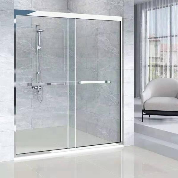 Buy cheap 3mm-12mm Thickness Hotel Sliding Frameless Tempered Glass Shower Doors with Standard Duty Hinges from wholesalers
