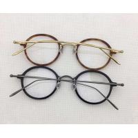 Buy cheap Vintage Men Women Pure titanium spetacle eyeglass glasses combinated optical product