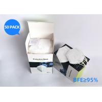Buy cheap Healthcare Disposable FFP2 N95 Face Mask / Rated Mask High Efficiency product