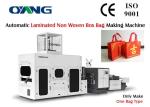 Eco Friendly Laminated Non Woven Box Bag Making Machine High Output
