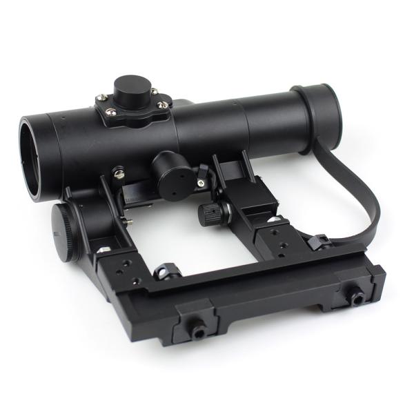 AK1x24 Military Tactical Scope For Ak 47 Gun Fmc Red Dot Sight With Optical Lens