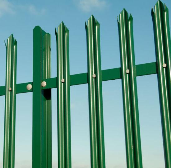 Buy cheap 2mm 2.5mm 3mm Green Industria Metal Palisade Fencing Hot Dipped from wholesalers