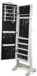 Jewelry storage cabinet with full length dressing mirror QH019081
