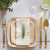 Buy cheap 7 Inch Disposable Compostable Bamboo Plate With The Shape Of Square For Hotel from wholesalers
