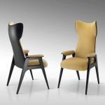 Buy cheap Walnut Frame Dining Chair Luxury Modern Furnitures High Backrest Silla Comedor from wholesalers