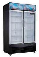 Buy cheap Vertical Double Door Beverage Cooler Refrigerator 430L Capacity Fashionable Appearance from wholesalers