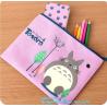 Buy cheap canvas pencil bag zippered stationery storage pouch student school office gift, Sackcloth Pen Pencil Makeup Case Canvas from wholesalers