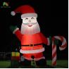 Buy cheap Glowing Inflatable Santa Claus Ornament 33ft Cartoon Giant With LED Lights For Christmas Garden Party Decor from wholesalers