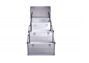 Wholesale Lightweight Aluminum Tool Carry Cases 2 Key Latches Weight 33L-232L from china suppliers