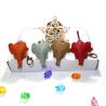 Buy cheap OEM Cute Gold Plating Animal Leather Keychain CE Certification from wholesalers