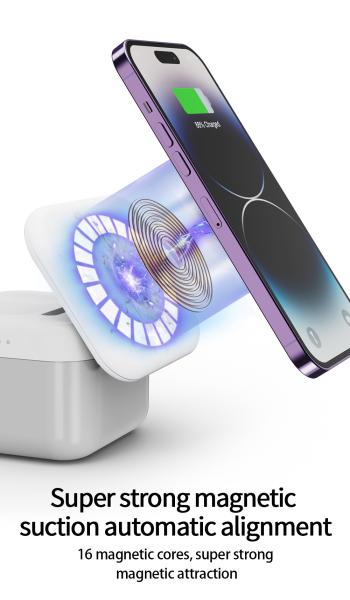 Buy cheap Name Multifunction Wireless Charger - Blue LED Light ≤6mm Transmission Distance from wholesalers