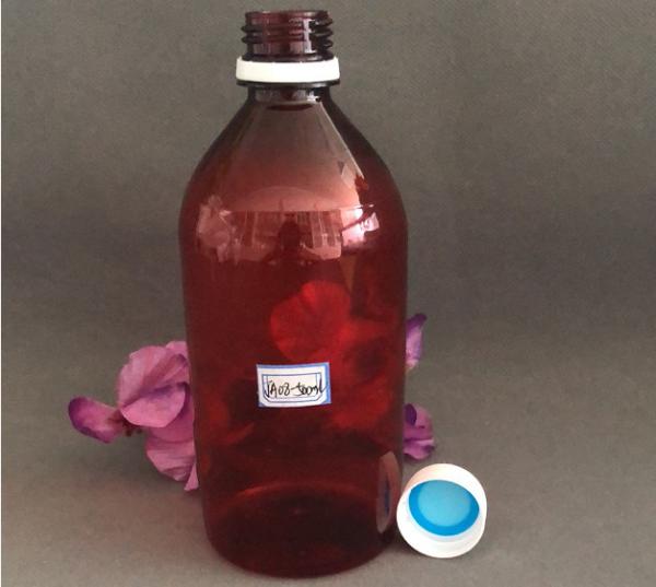 Buy cheap Pet Transparent Brown Plastic 500ml Cough Medicine Bottle from wholesalers