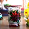 Buy cheap Ice Crack Classic American Glass Hurricane Candle Holder from wholesalers
