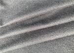 200GSM Warp Knitted Brushed Poly Tricot Fabric Blue Colour For Garment