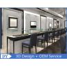 Buy cheap Customized Store Jewelry Display Cases With S / S + Wooden + Glass Material from wholesalers