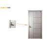 Buy cheap Single Swing Curved Hinged Plywood Plain Wooden Door from wholesalers
