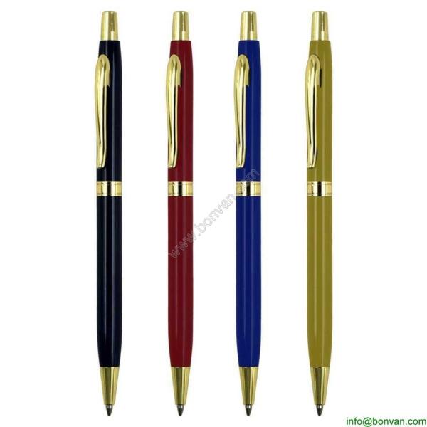 Buy cheap click metal pen,retractable logo printed metal ballpoint pen from wholesalers
