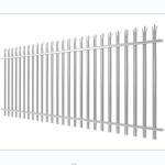 Powder Coated Galvanised Steel Palisade Fencing 1.5m Height