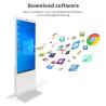 Buy cheap 4K Interactive 43 55 Inch Kiosk , Floor Bracket LCD Digital Signage Totem from wholesalers
