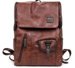 M new winter pu leather shoulder bag backpack student book bags European and