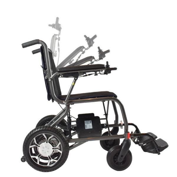 Buy cheap ISO13485 Portable Folding Electric Wheelchair 125kg Load For Disabled from wholesalers