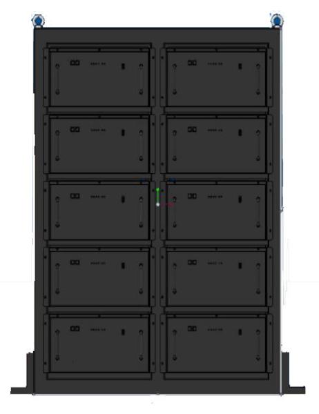 Buy cheap 50KWh Solar Energy Storage Battery Bank , 48V 1000AH Lithium Ion Batteries with RS485 Communication from wholesalers