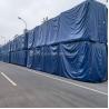 Buy cheap Truck Cargo Cover PE Coated Heavy Duty Waterproof Tarpaulin Roll with Eyelets Plaid Style from wholesalers