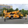 Buy cheap ISUZU 6 Wheels 22m Hydraulic Telescoping Boom Lift platform truck from wholesalers