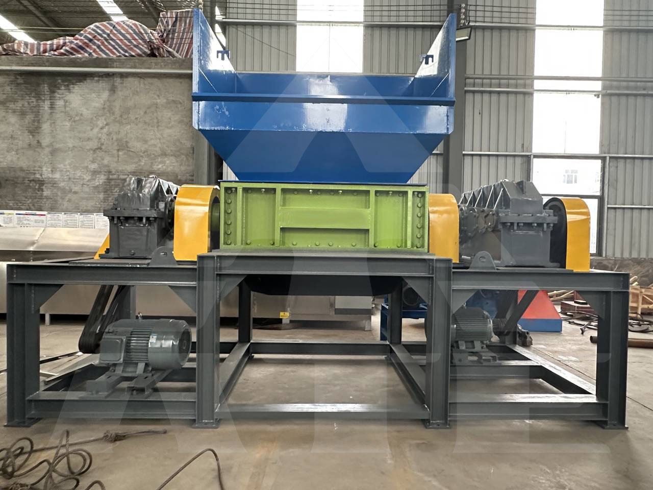 400V 380V Industrial Textile Shredder Textile Polyester Fabric Shredder Machine