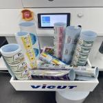 VICUT 13 Inch 5 Color CMYK White Roll to Roll Label Printer for Commercial