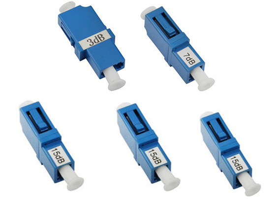 Adjustable Fiber Optic Attenuator Kits , Plastic Fiber Attenuator Lc 1dB - 30dB