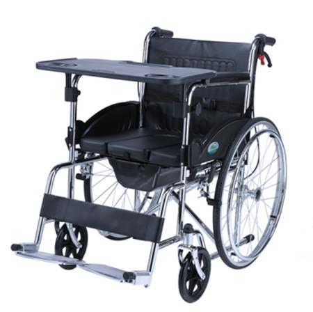 Buy cheap Foldable Portable Drive Medical Wheelchairs With Bedpan / Dining Table from wholesalers