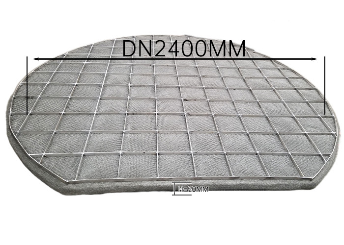 PTFE Mist Eliminator Demister Pad Stainless Steel 316L Grids Gas Liquid Separating