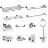 Buy cheap OEM Contemporary Bathroom Fittings Sus304 Stainless Steel 12 Piece Bathroom Set Wall Mounted from wholesalers