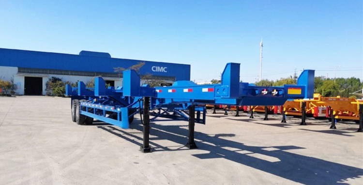 40ft Yard Terminal Port Trailer Bomb Cart Semi Trailer for Nigeria