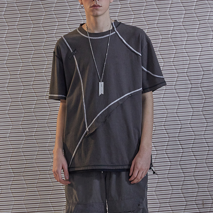 Male Anti Shrink Fashion T Shirt , High End Hiphop Stylish T Shirts For Guys