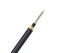 Black Long Fiber Optic Cable , FTTX Aerial Electrical Cable ADSS Type