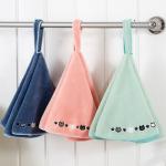 Antibacterial 200gsm Kids Microfiber Towel , Microfiber Round Towel