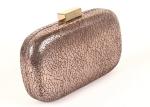 Western Style Pretty Ladies Leather Clutch Bags With 20 Inch Metal Chain