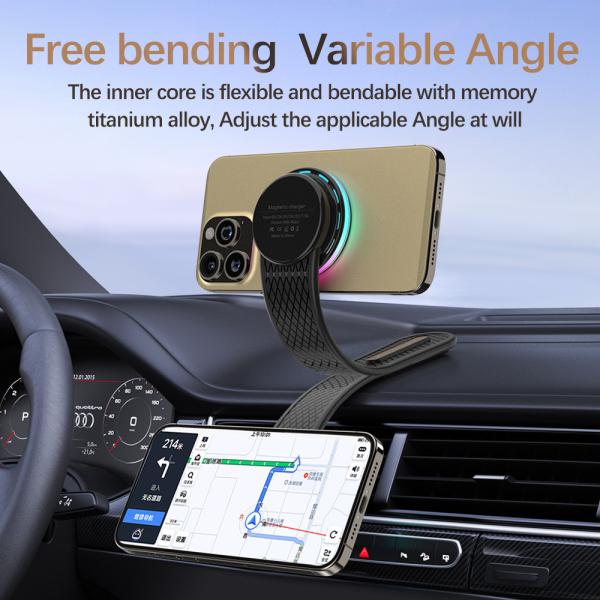 Buy cheap Magnetic Suction Type Vehicle-Mounted Wireless Charger for Stable Charging on the Go from wholesalers