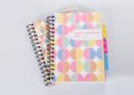 Colorful Plastic Hard Cover Notebook / Notepad Custom Logo For Business Gift