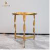 Buy cheap Living Room Furniture High Quality Tempered Glass Tea Table Design Metal Table from wholesalers