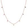 Buy cheap 925 Silver Children's Necklace featuring Playful Rainbow Gemstone Zircon for Sparkle from wholesalers