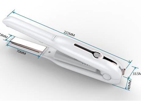 Buy cheap PET Housing 4000mA Battery 3 Hours Rechargeable Hair Straightener from wholesalers