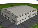 Pre Engineered Steel Warehouse Fabrication Systems GB Standard