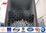 10kV Hot Dip Galvanized Electric Power Transmission Line Tubular Steel Poles