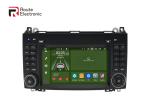 Physical Buttons Double Din Car Stereo , Android 12 Car Radio For Benz B200