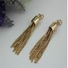 Buy cheap Decorative accessories 10mm light gold leather tassels end cord metal cap for handbag from wholesalers